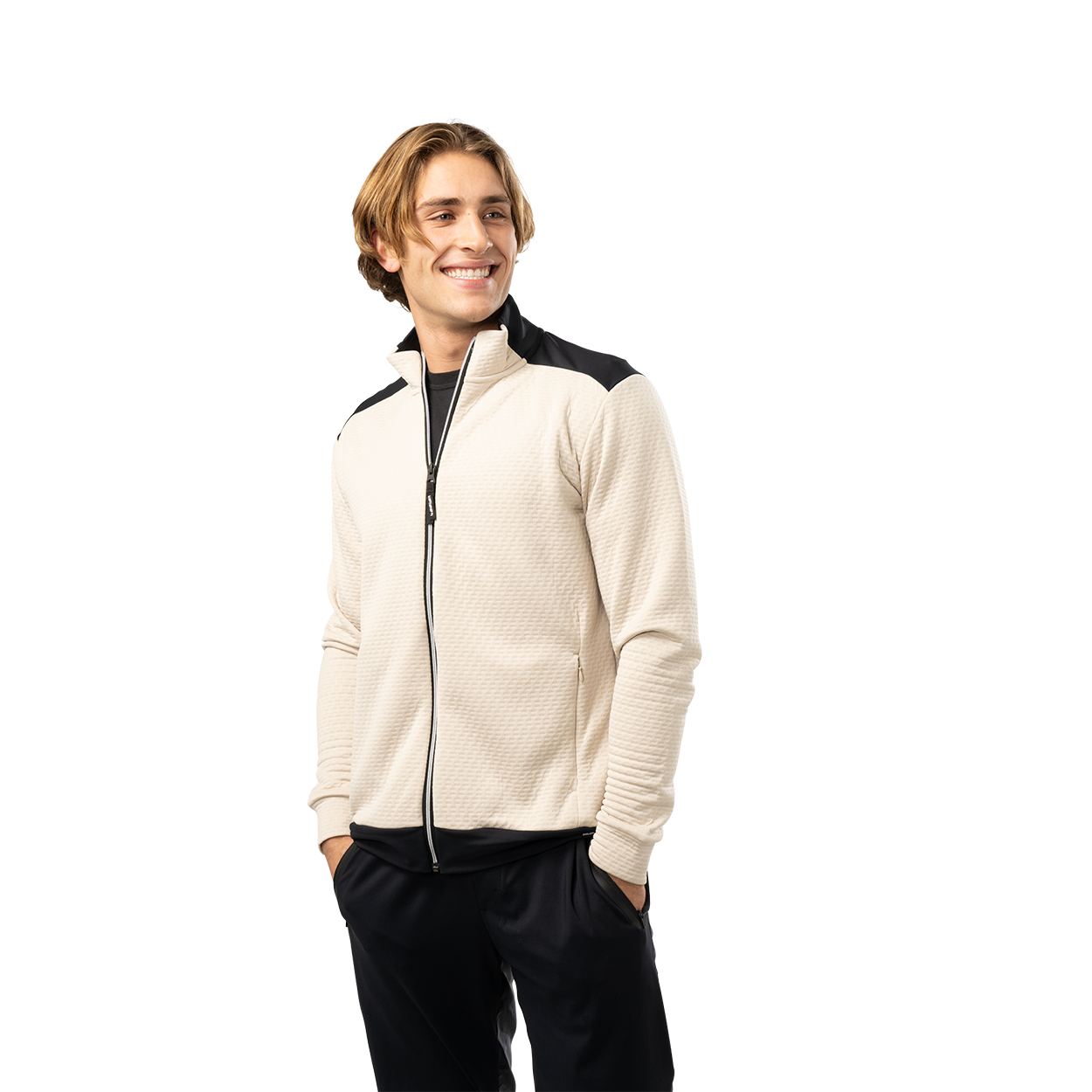 BAUER FLC TEXTURED FULL ZIP SENIOR