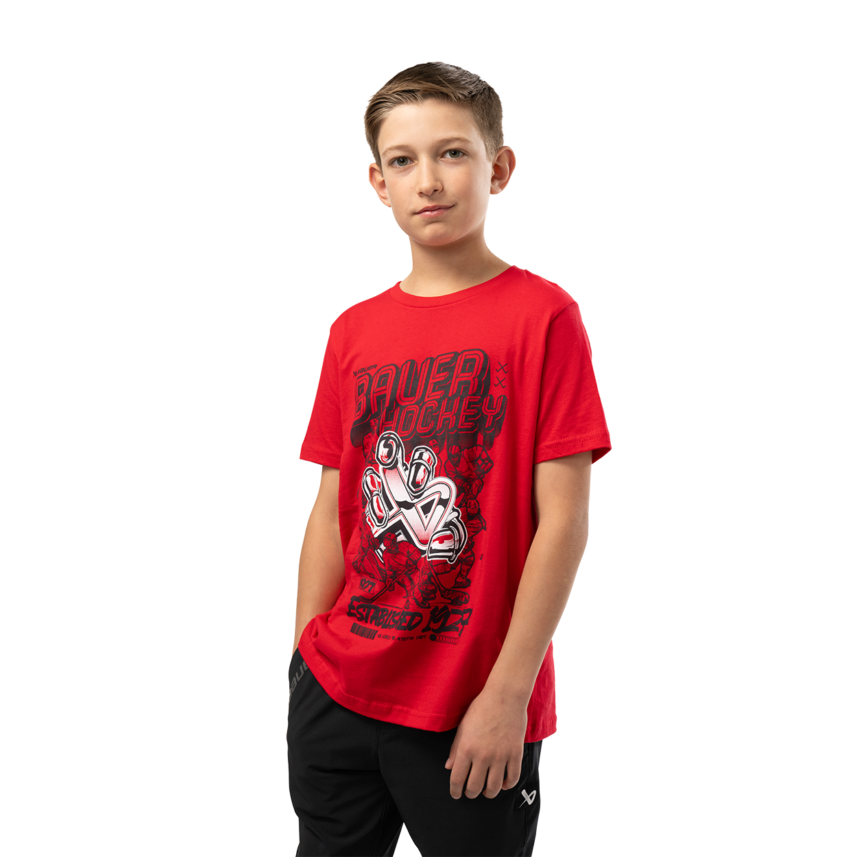BAUER SS ICON SKATER TEE YOUTH