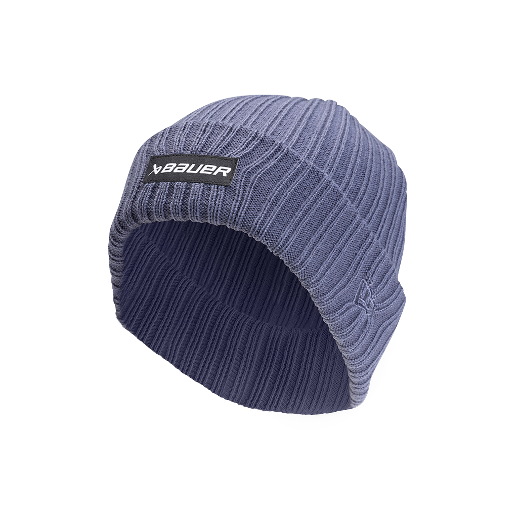 BAUER NE RIBBED TOQUE W PATCH SENIOR